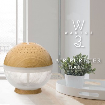 空氣淨化球-木紋(L) MP02