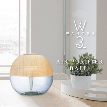 空氣淨化球淺木紋(M) MP07