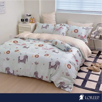 動物派對床包兩用被3件組-單人 180735532400
