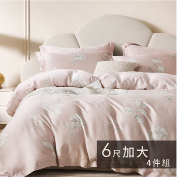 40S天絲兩用被床包組 4件組-加大(6尺)-春瑩 64P40S0720-12