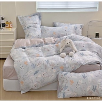 40S天絲兩用被床包組 4件組-加大(6尺)-小淘氣(特)  64P40S0820-I