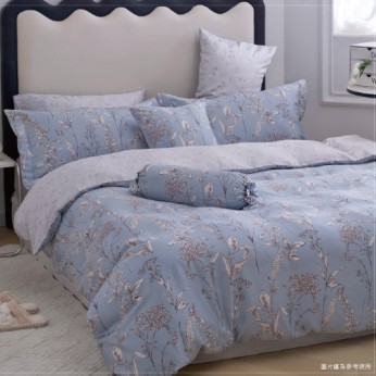 40S天絲兩用被床包組 4件組-加大(6尺)-漫揚(特)  64P40S0820-J