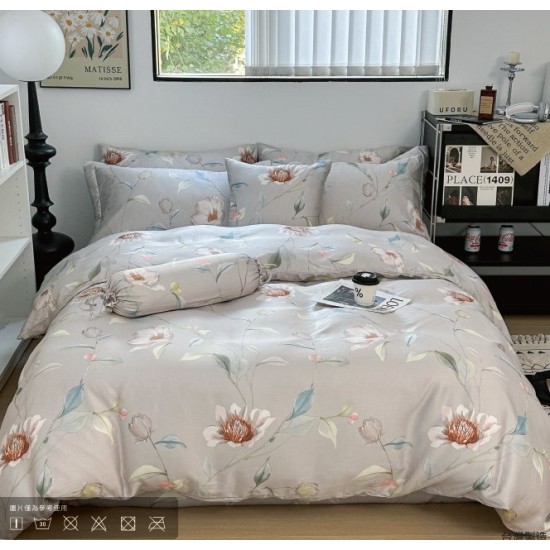 40S天絲兩用被床包組 4件組-加大(6尺)-秘戀花園(特) 64P40S0820-W 40S天絲兩用被床包組 4件組-加大(6尺)-秘戀花園(特) 64P40S0820-W