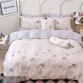 40S天絲兩用被床包組 4件組-加大(6尺)-塗鴉大地(特)  64P40S0820-X