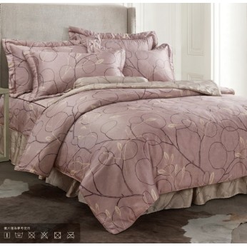 40S天絲兩用被床包組 4件組-加大(6尺)-和紙點點(特)  64P40S0820-Z