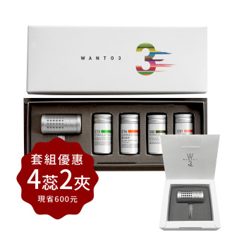 套裝禮盒-4蕊2夾